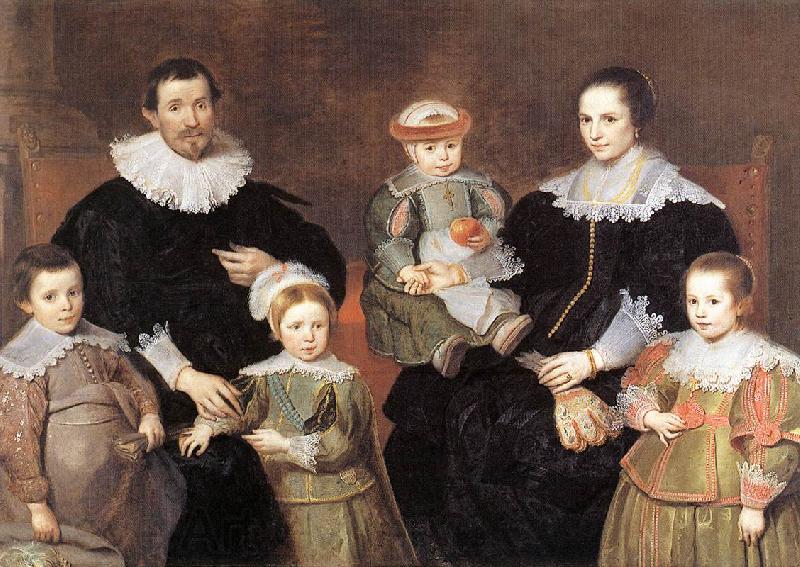 VOS, Cornelis de The Family of the Artist  jg